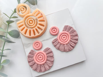 Tassel Polymer Clay Cutter | Macrame Polymer Clay Cutters | Embossing Clay Cutter